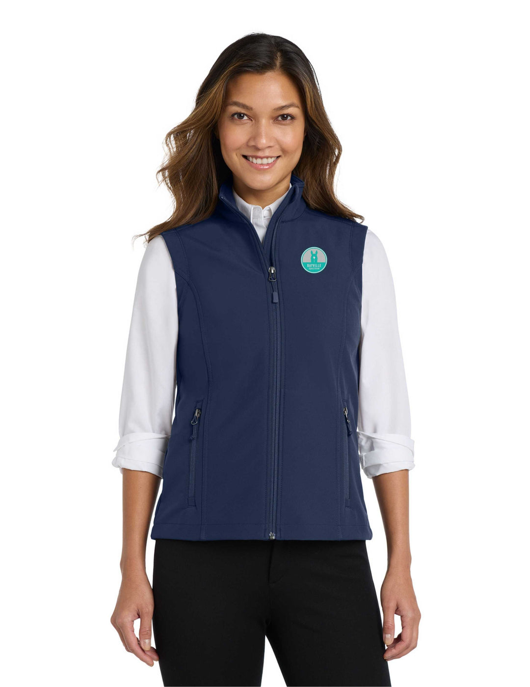 BAYVILLE EQUESTRIAN PORT AUTHORITY WOMENS SOFTSHELL VEST
