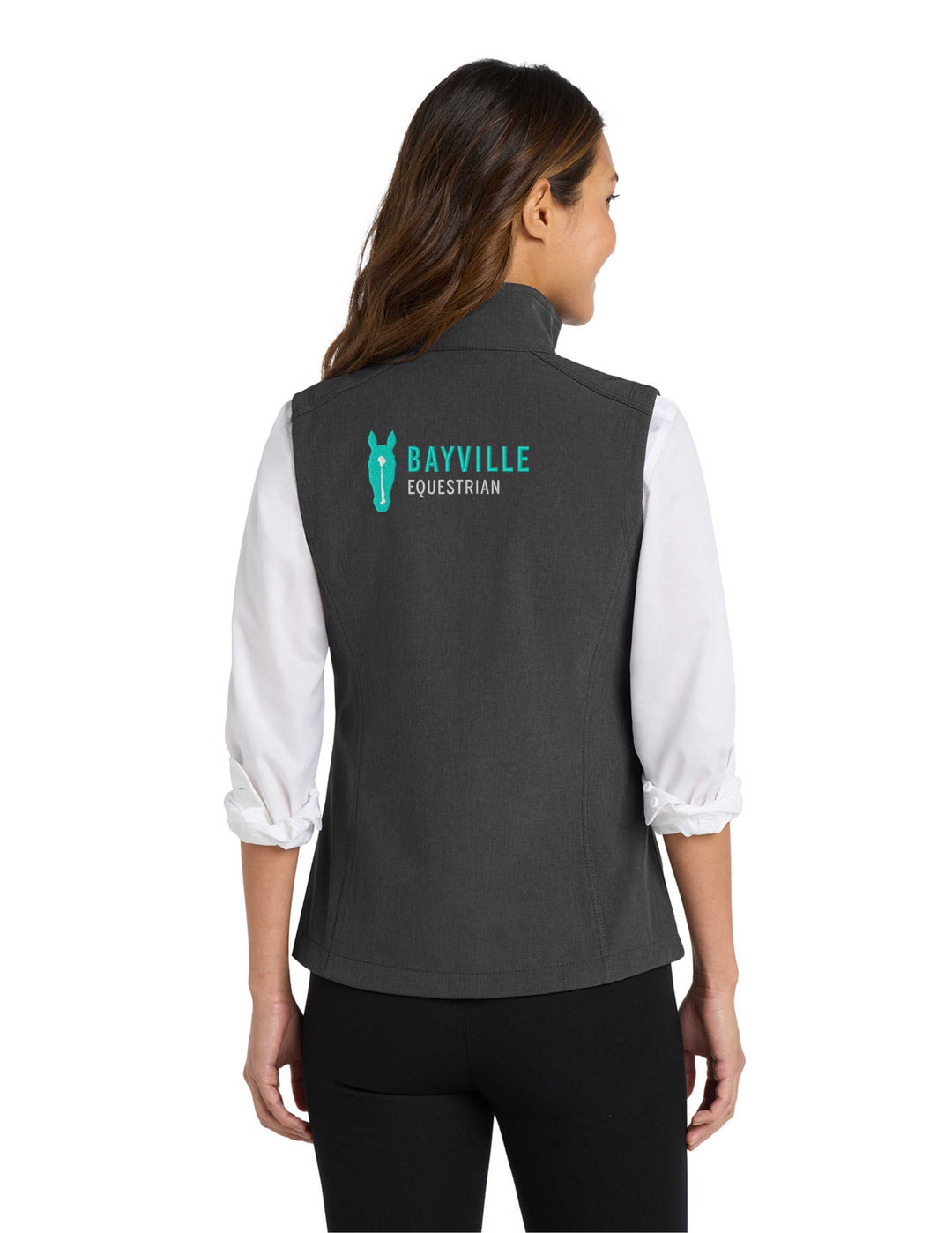 BAYVILLE EQUESTRIAN PORT AUTHORITY WOMENS SOFTSHELL VEST