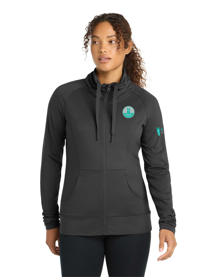 BAYVILLE EQUESTRIAN SPORT-TEK WOMENS FULL ZIP