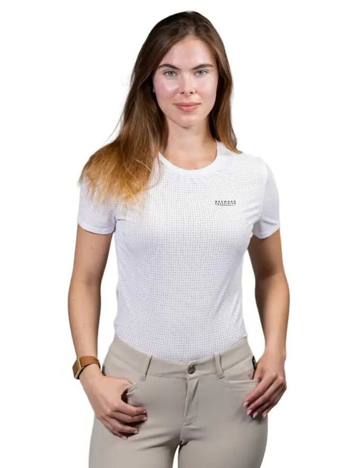 BOXWOOD EQUESTRIAN EQUISITE WOMENS SHORT SLEEVE SUNSHIRT