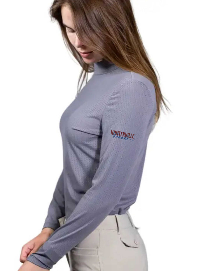 HUNTERVILLE CAVALLO EQUISITE WOMENS LONG SLEEVE MOCK NECK SUNSHIRT