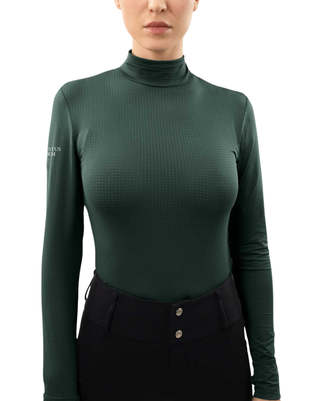 CHRISTUS FARM HARCOUR WOMENS LONG SLEEVE MOCK NECK SUNSHIRT