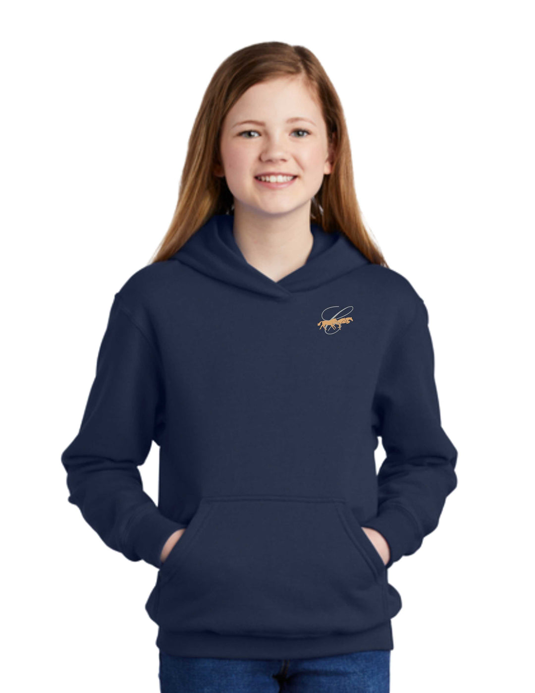 HUNTERVILLE CAVALLO PORT & CO YOUTH HOODIE