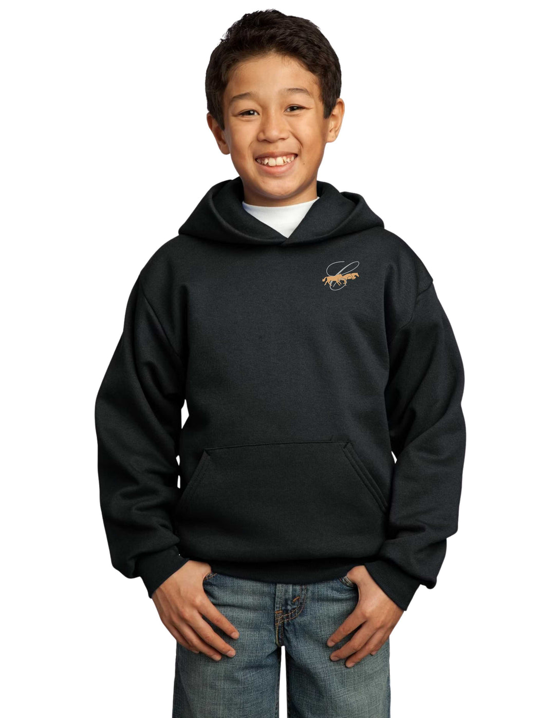 HUNTERVILLE CAVALLO PORT & CO YOUTH HOODIE