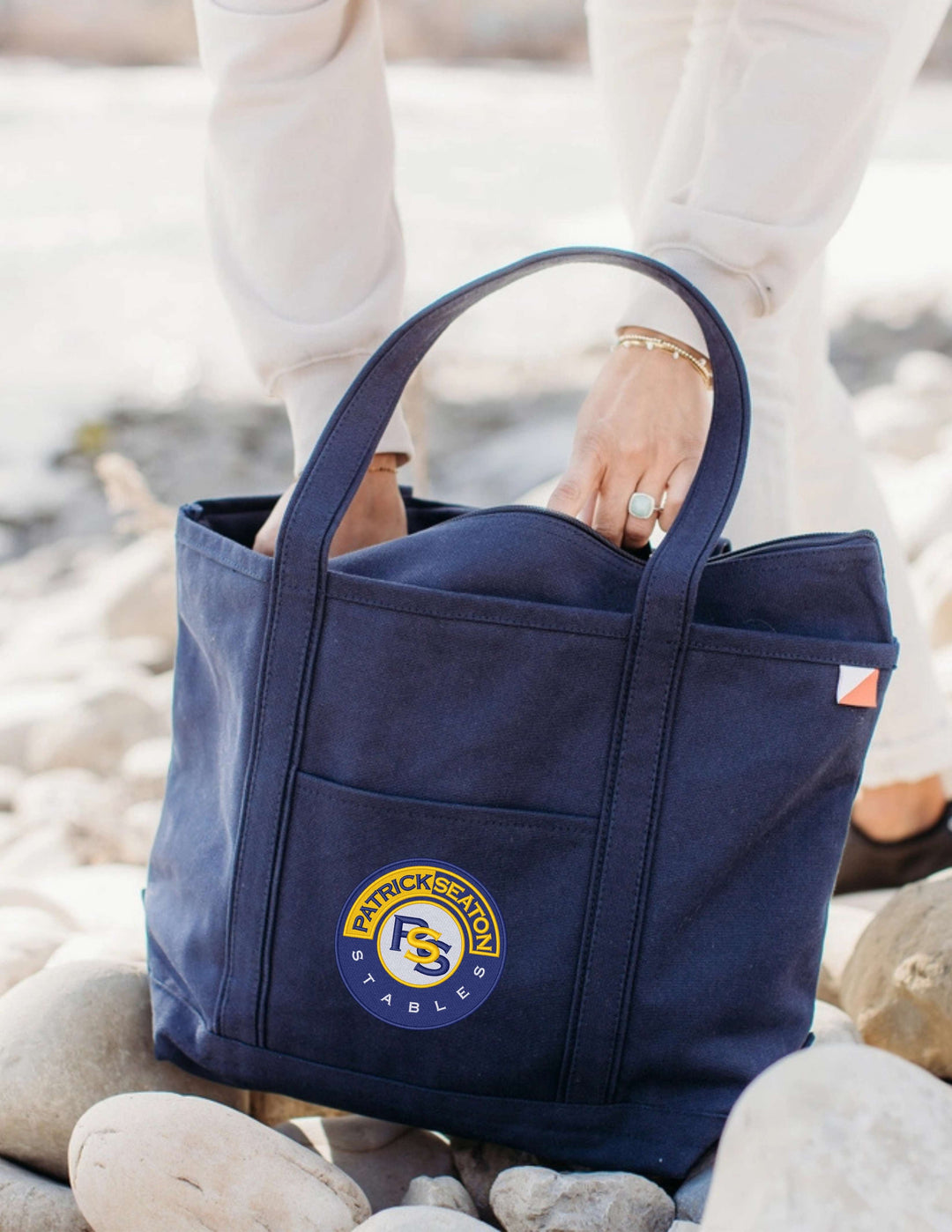 PATRICK SEATON STABLES SHOREBAGS CLASSIC TOTE SOLID COLOR