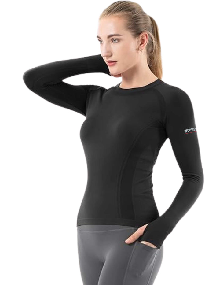 WOODSIDE STABLES HORSEPLAY SEAMLESS LONG SLEEVE