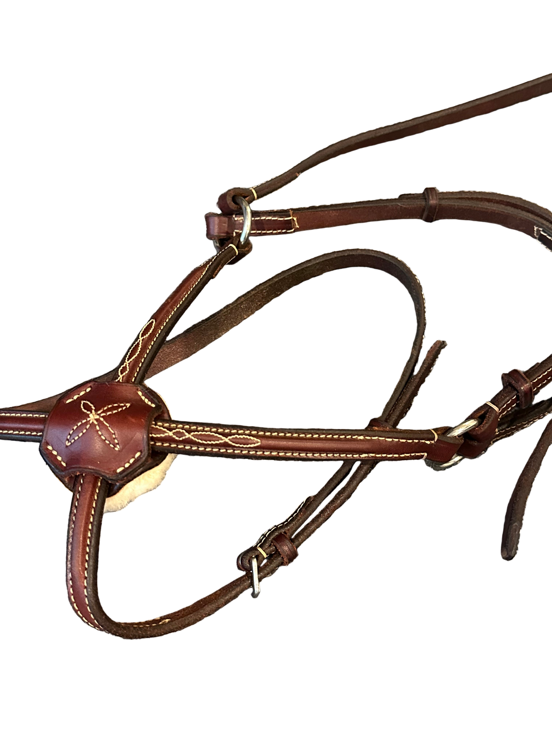 PRE-LOVED EDGEWOOD FANCY RAISED PADDED FIGURE 8 NOSEBAND