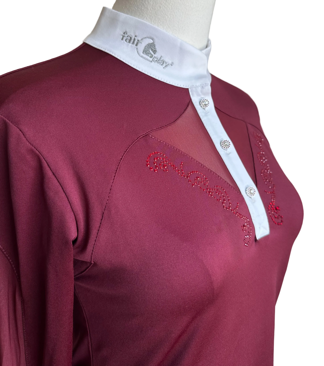 PRE-LOVED FAIR PLAY ‘CATHRINE’ LONG SLEEVE COMPETITION SHIRT