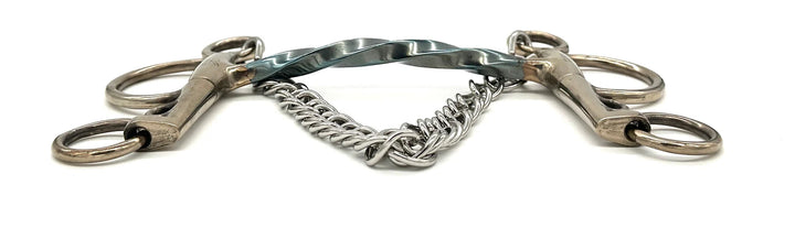 AJR BLU MULLEN SQUARE TWIST PELHAM BIT