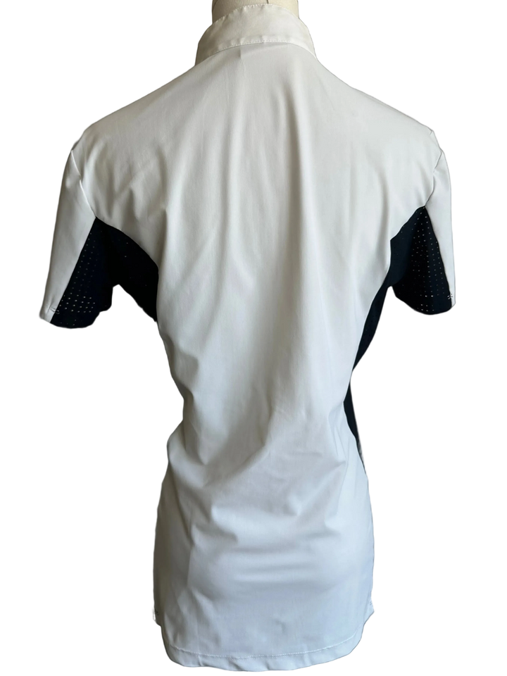 PRE-LOVED CAVALLERIA TOSCANA PERFORATED SS SHOW SHIRT