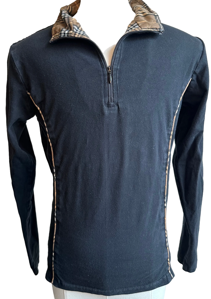 PRE-LOVED KIDS RIDING SPORT LONG SLEEVE ZIP SHIRT