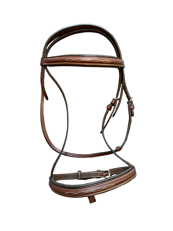 PRE-LOVED FANCY STITCH RAISED HUNTER BRIDLE