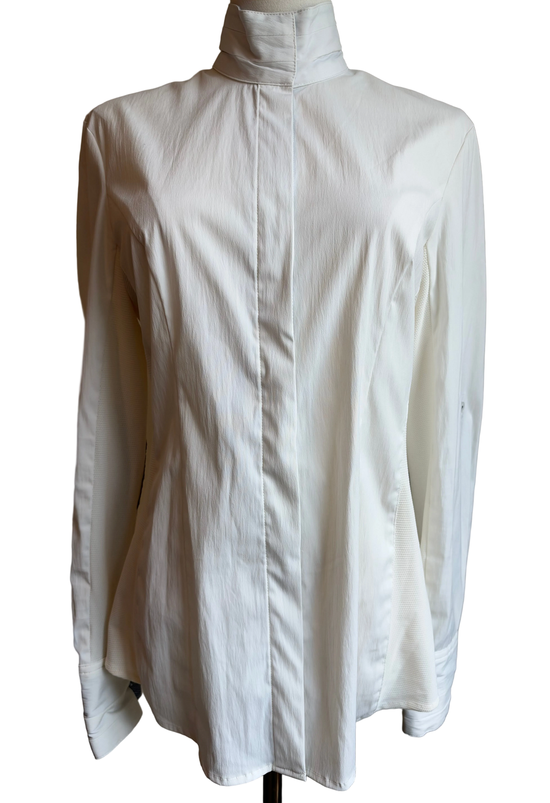PRE-LOVED NOEL ASMAR EQUESTRIAN LONG SLEEVE SHOW SHIRT - S