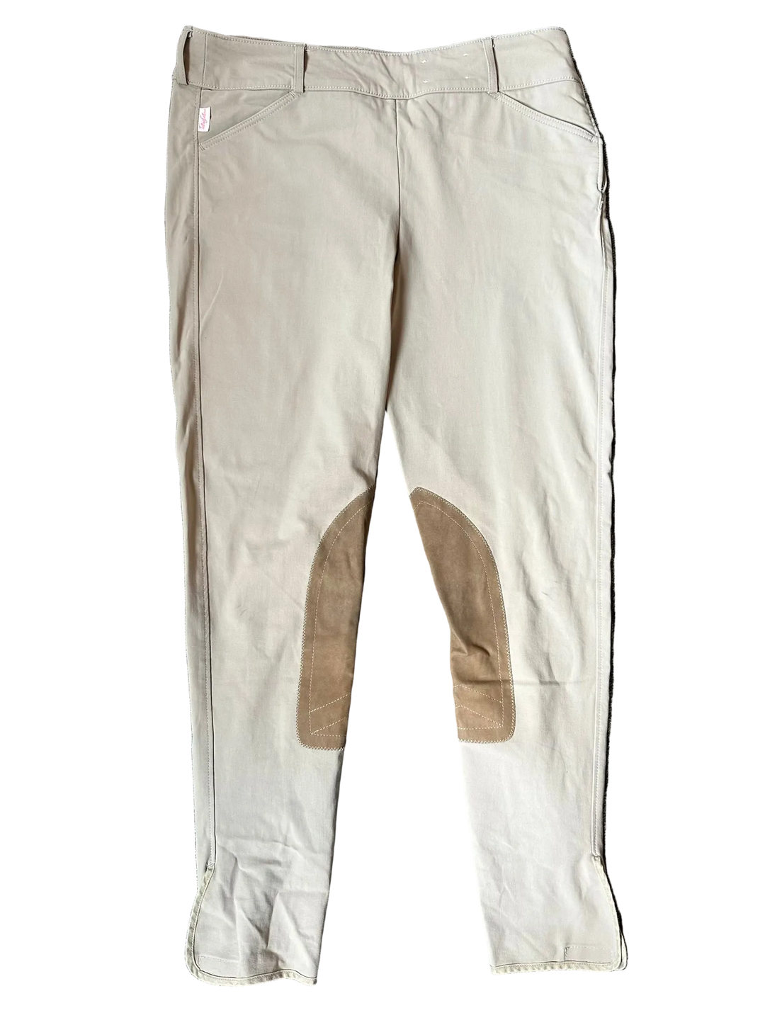 PRE-LOVED TAILORED SPORTSMAN TROPHY HUNTER SIDE ZIP BREECHES - 32L