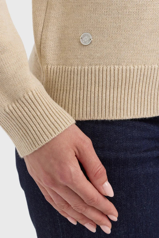 Harcour Claira Womens 1/4 Zip Knitted Sweater