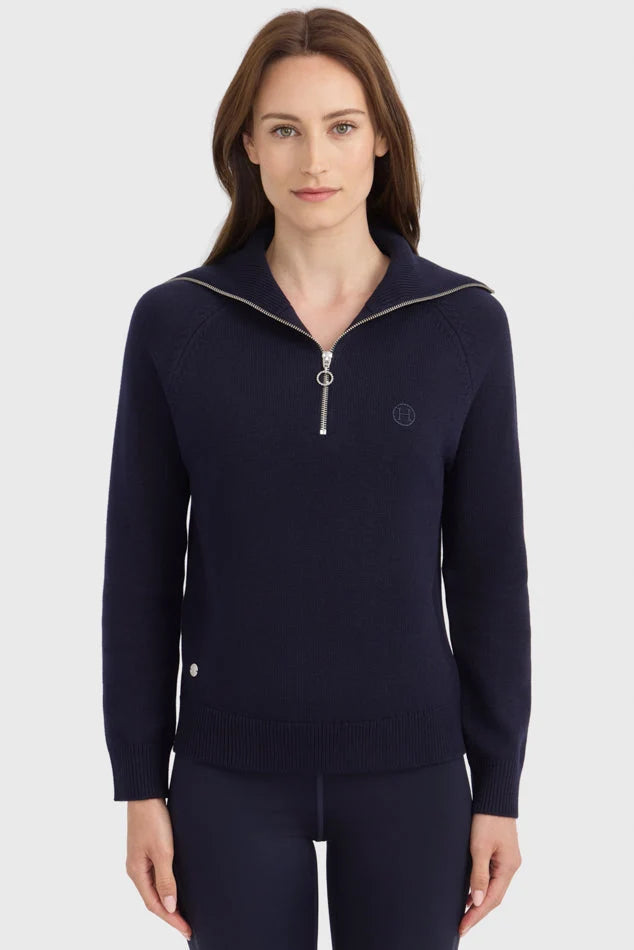 Harcour Claira Womens 1/4 Zip Knitted Sweater