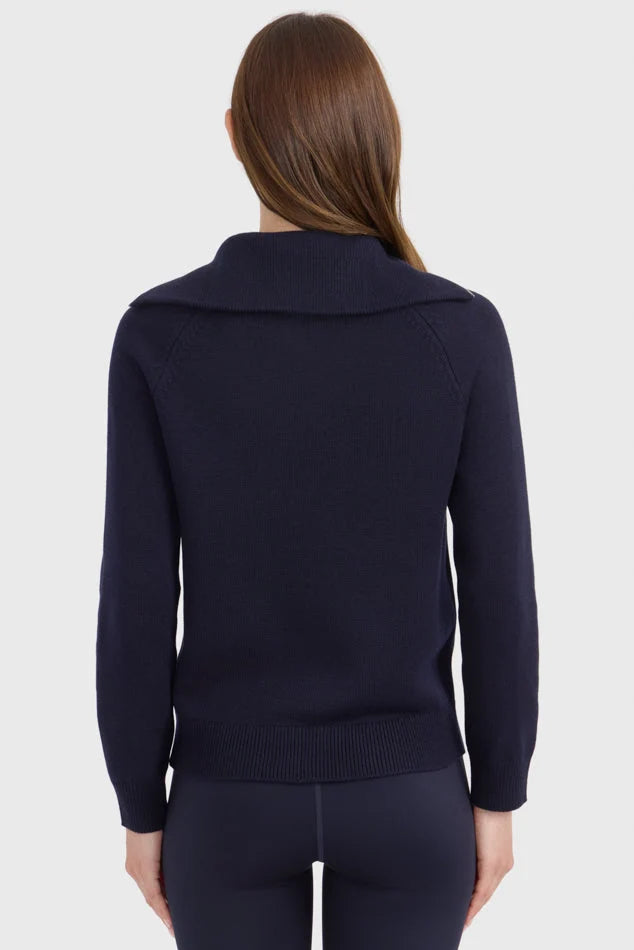 Harcour Claira Womens 1/4 Zip Knitted Sweater