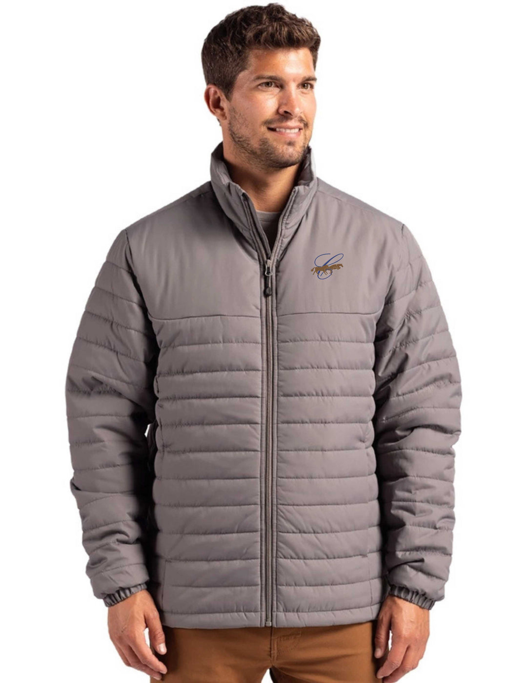 HUNTERVILLE CAVALLO CUTTER & BUCK MENS ELEVATION PUFFER JACKET