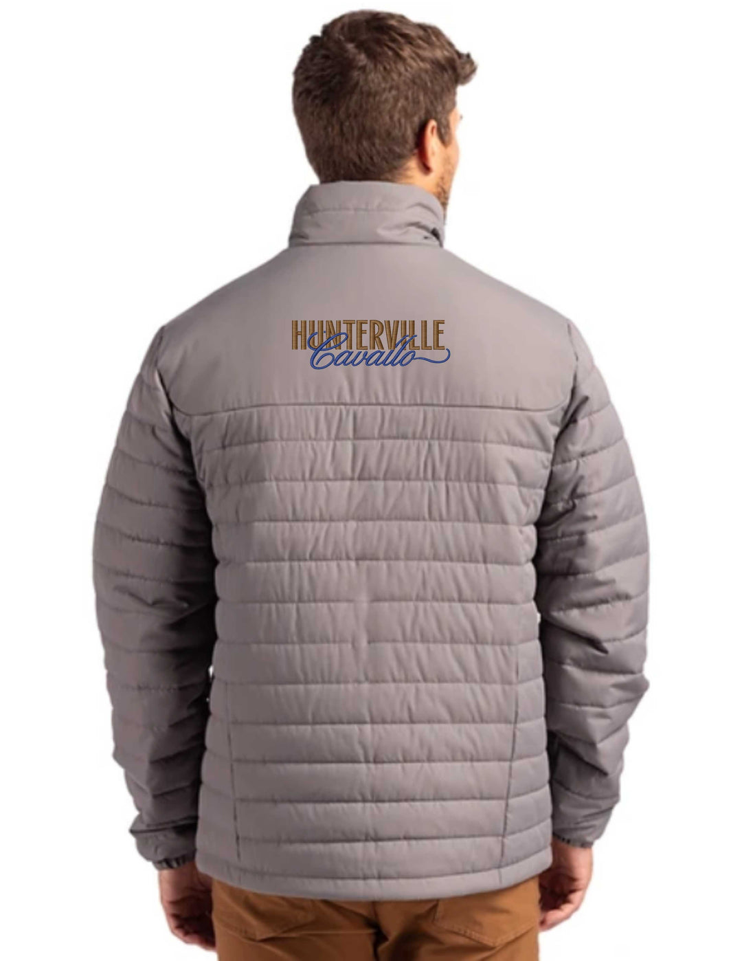 HUNTERVILLE CAVALLO CUTTER & BUCK MENS ELEVATION PUFFER JACKET