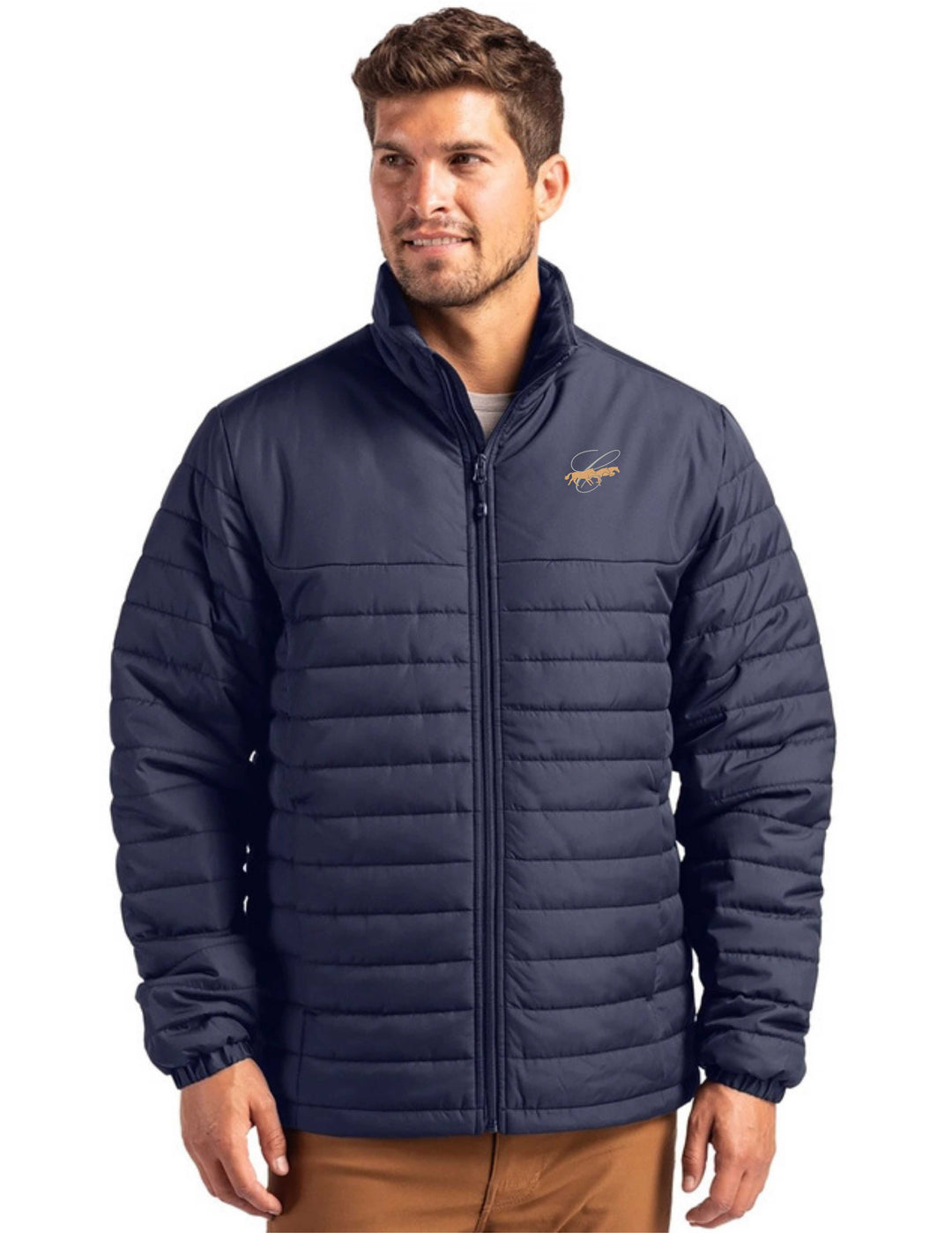 HUNTERVILLE CAVALLO CUTTER & BUCK MENS ELEVATION PUFFER JACKET