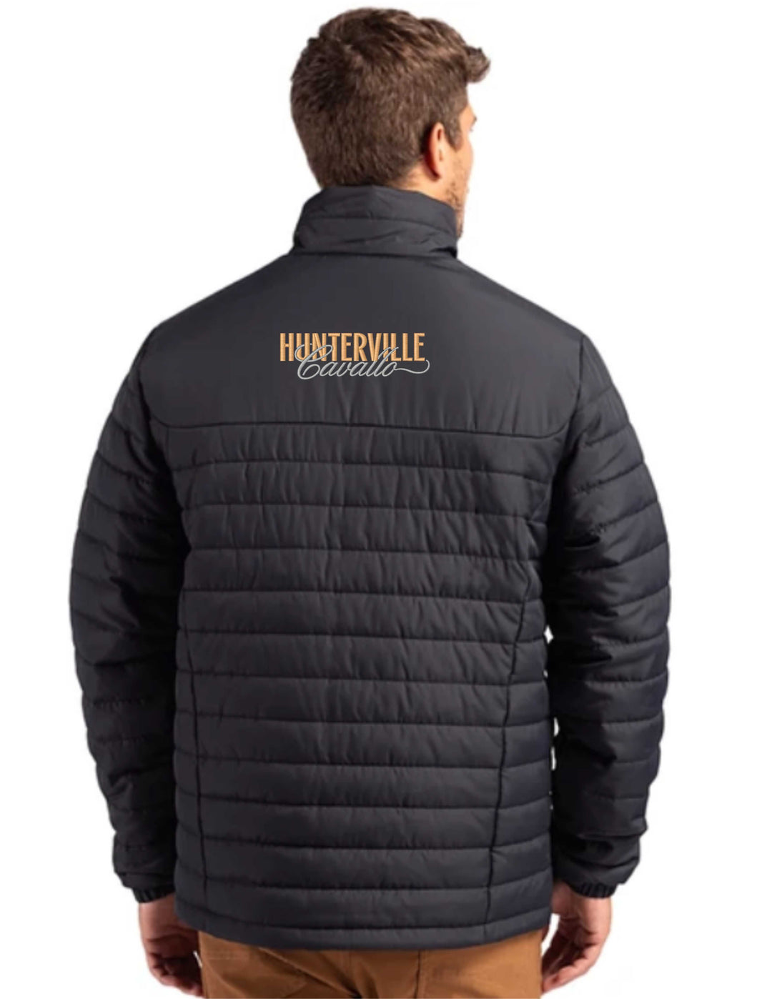 HUNTERVILLE CAVALLO CUTTER & BUCK MENS ELEVATION PUFFER JACKET