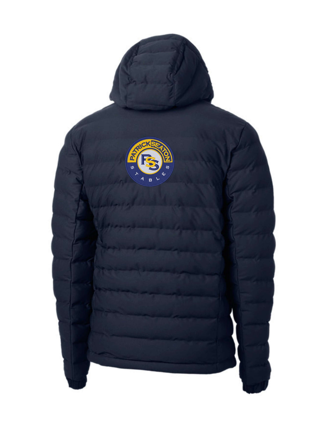 PATRICK SEATON STABLES CUTTER & BUCK MEN'S HEAVY PUFFER JACKET