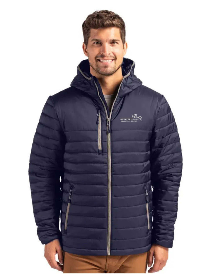 HUNTER'S RUN CUTTER & BUCK MEN'S VALHALLA PUFFER JACKET