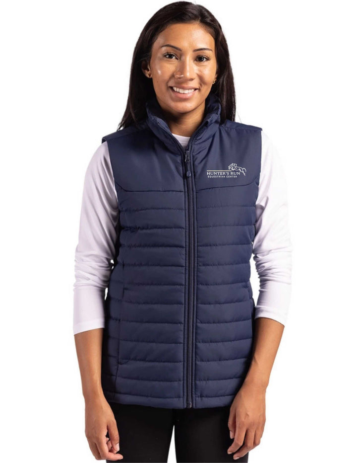 HUNTER'S RUN CUTTER & BUCK WOMENS ELEVATION PUFFER VEST