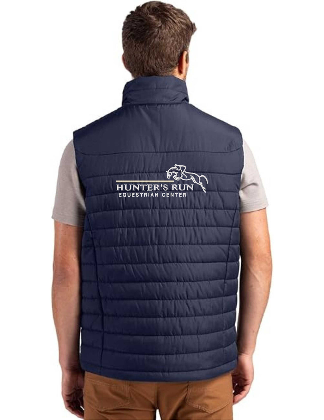 HUNTER'S RUN CUTTER & BUCK MENS ELEVATION PUFFER VEST