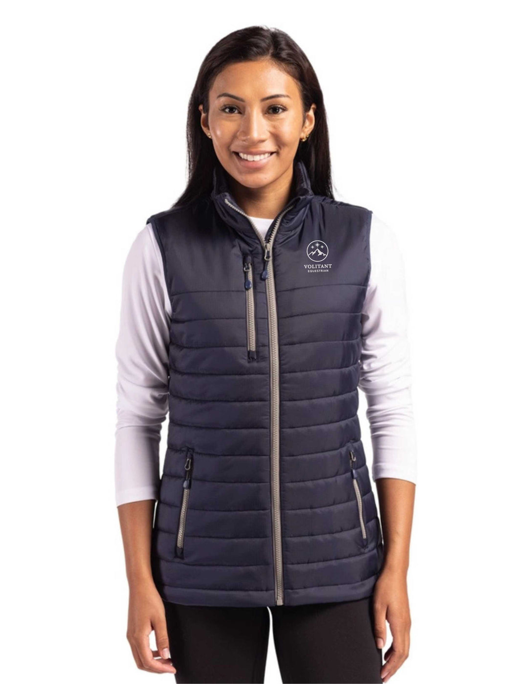 VOLITANT EQUESTRIAN CUTTER & BUCK WOMENS PUFFER VEST
