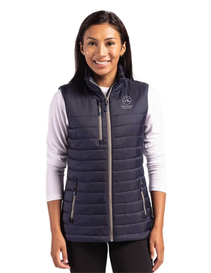 VOLITANT EQUESTRIAN CUTTER & BUCK WOMENS PUFFER VEST