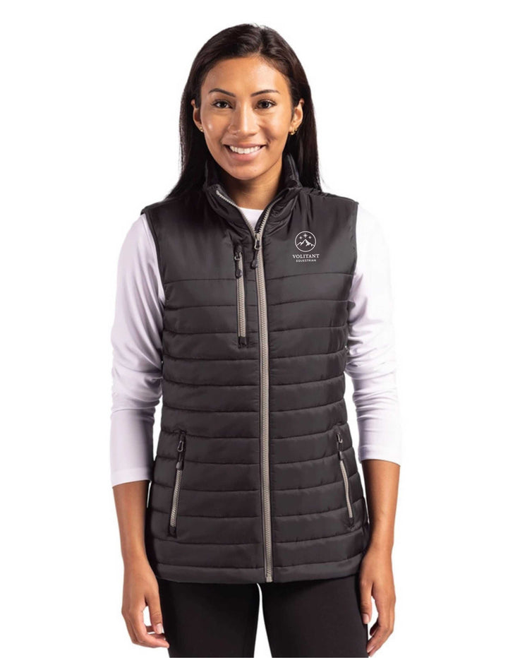 VOLITANT EQUESTRIAN CUTTER & BUCK WOMENS PUFFER VEST