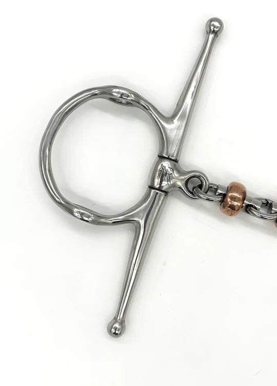 AJR COPPER ROLLER  WATERFORD NELSON GAG BIT