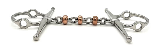 AJR COPPER ROLLER  WATERFORD NELSON GAG BIT