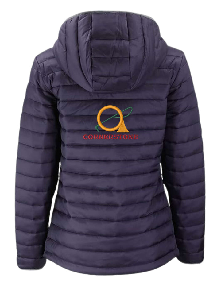 CORNERSTONE CUTTER & BUCK WOMENS PUFFER JACKET