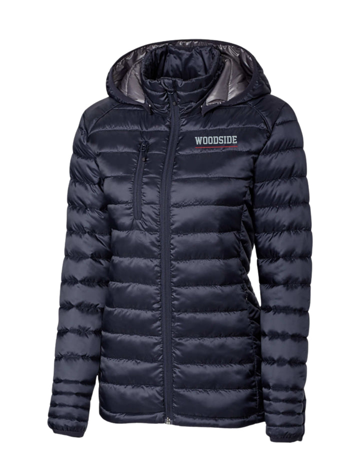 WOODSIDE STABLES CUTTER & BUCK WOMENS PUFFER JACKET
