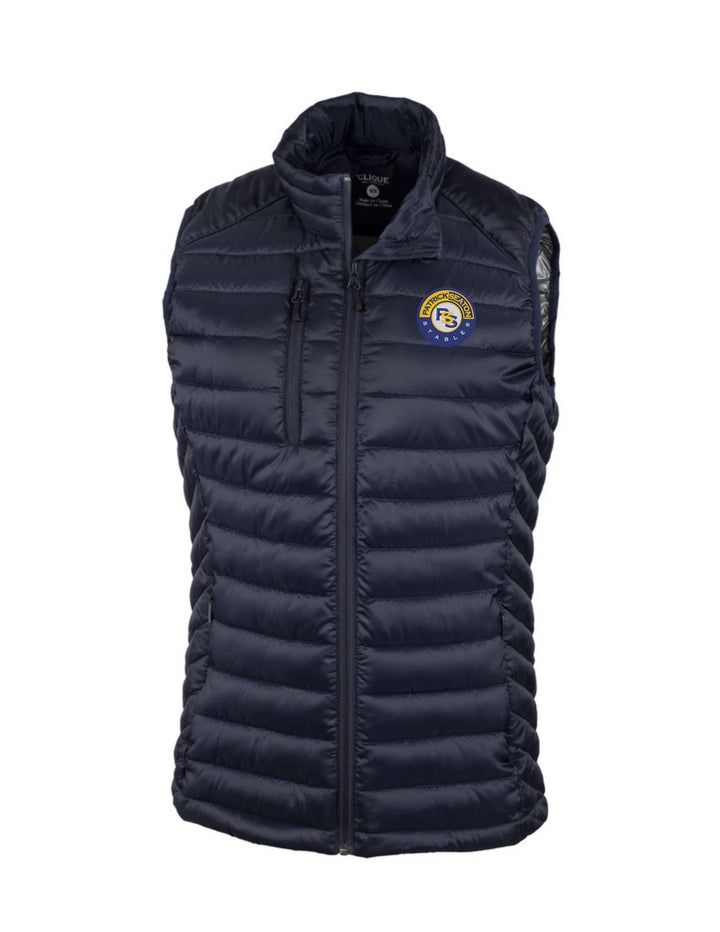 PATRICK SEATON STABLES CUTTER & BUCK WOMENS PUFFER VEST