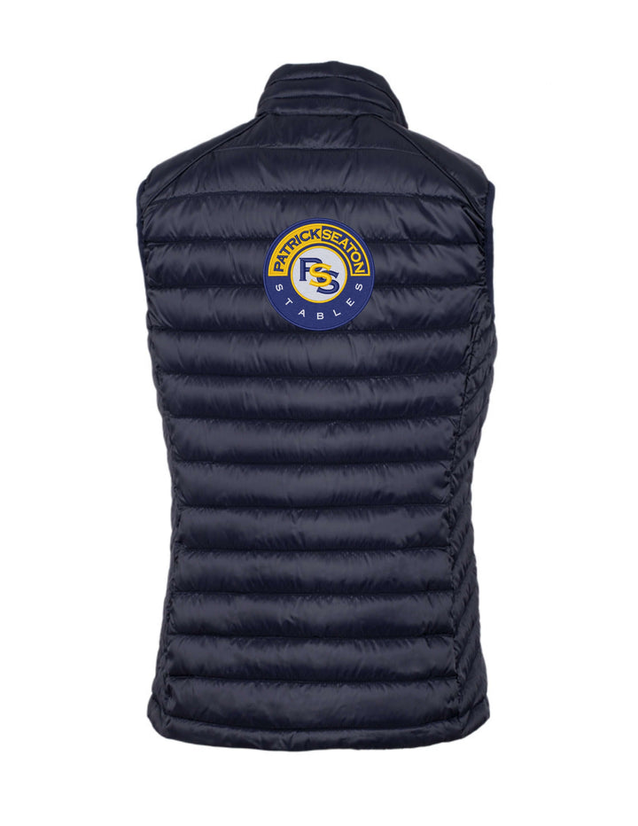 PATRICK SEATON STABLES CUTTER & BUCK WOMENS PUFFER VEST