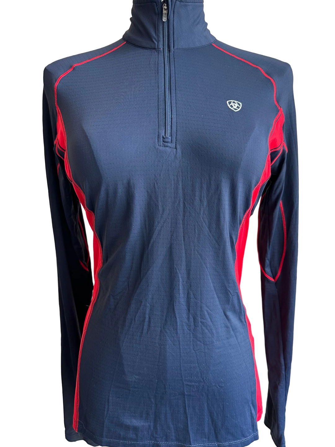 PRE-LOVED ARIAT TEAM HEAT SERIES 1/4 ZIP BASELAYER