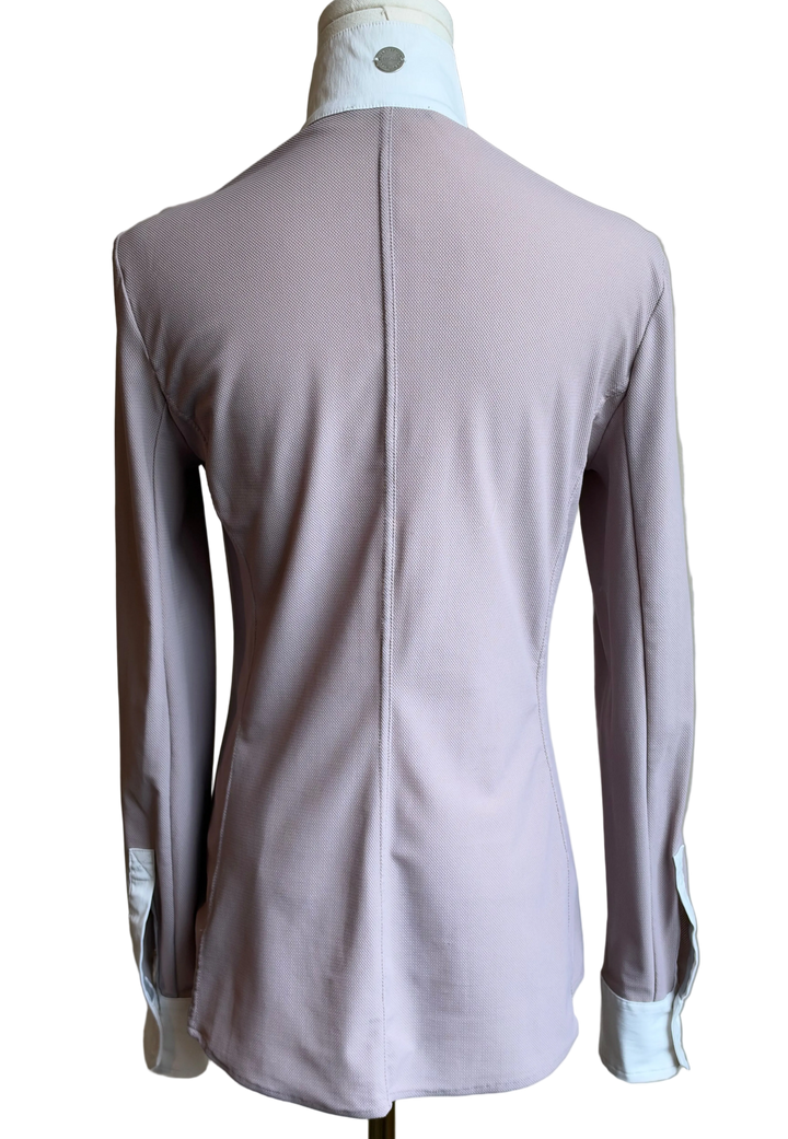 PRE-LOVED ASMAR EQUESTRIAN MESH LONG SLEEVE SHOW SHIRT - S