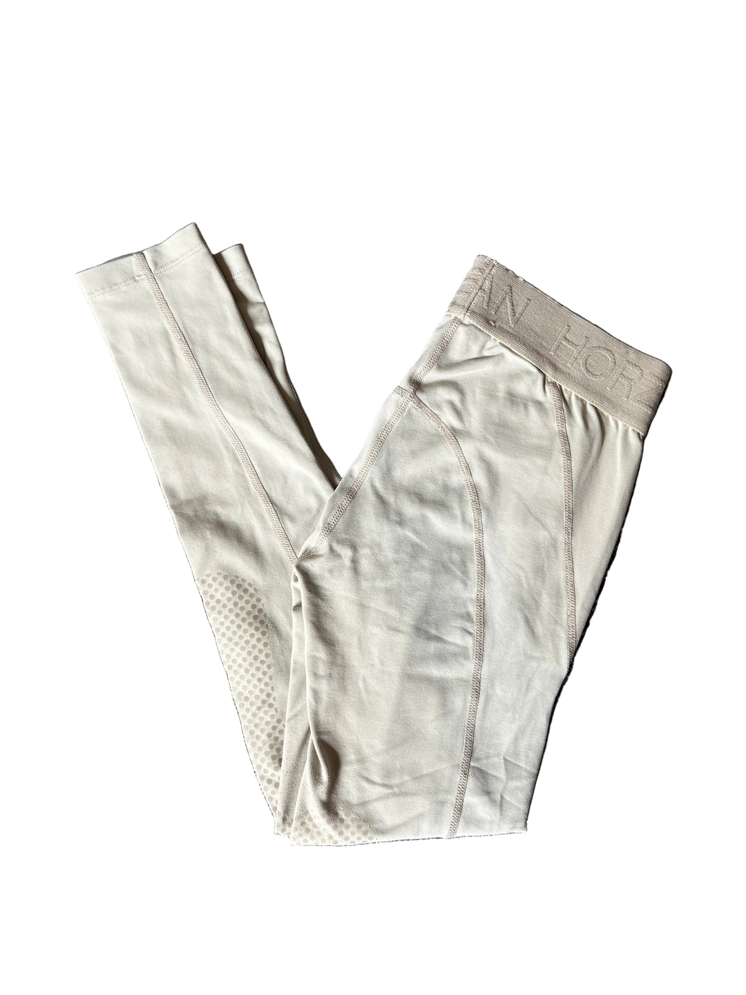 PRE-LOVED KIDS HORZE MADISON SILICONE KNEE PATCH RIDING TIGHTS