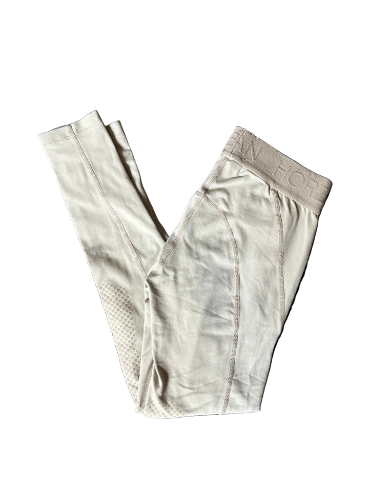 PRE-LOVED KIDS HORZE MADISON SILICONE KNEE PATCH RIDING TIGHTS
