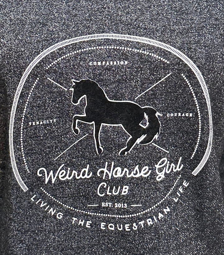 PRE-LOVED SPICED EQUESTRIAN WEIRD HORSE GIRL CLUB SWEATSHIRT