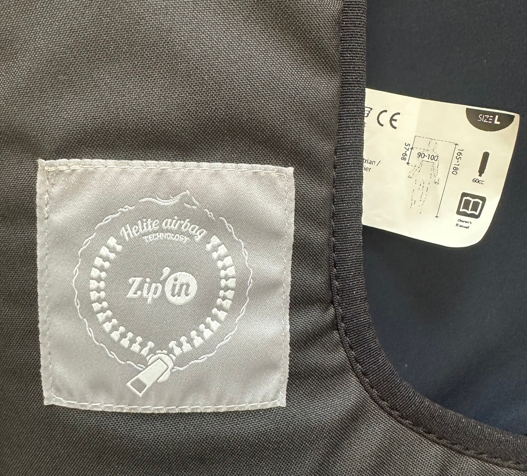 PRE-LOVED DADA SPORT “CARTHAGO” RIDING COVER JACKET AND HELITE ZIP IN AIRBAG VEST