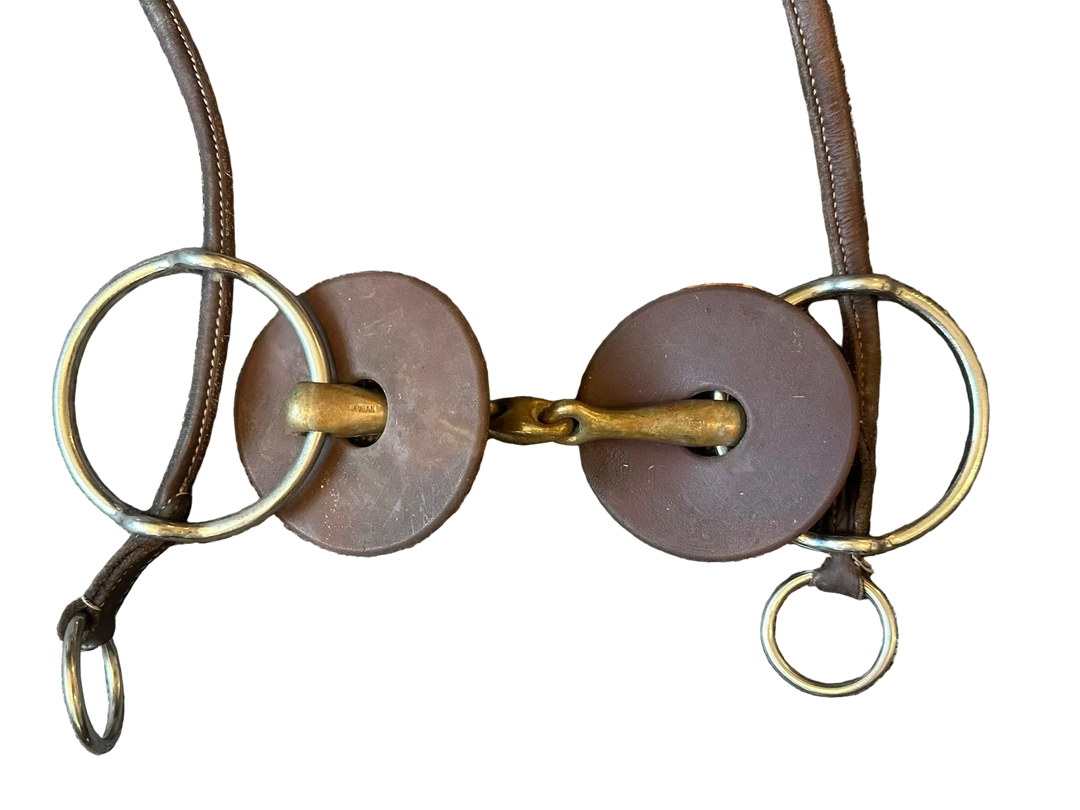 PRE-LOVED KK ULTRA LOOSE RING DOUBLE JOINTED GAG BIT - 5”