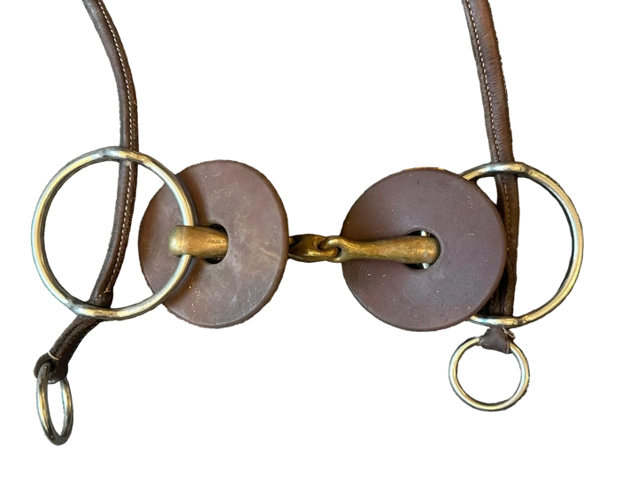 PRE-LOVED KK ULTRA LOOSE RING DOUBLE JOINTED GAG BIT - 5”