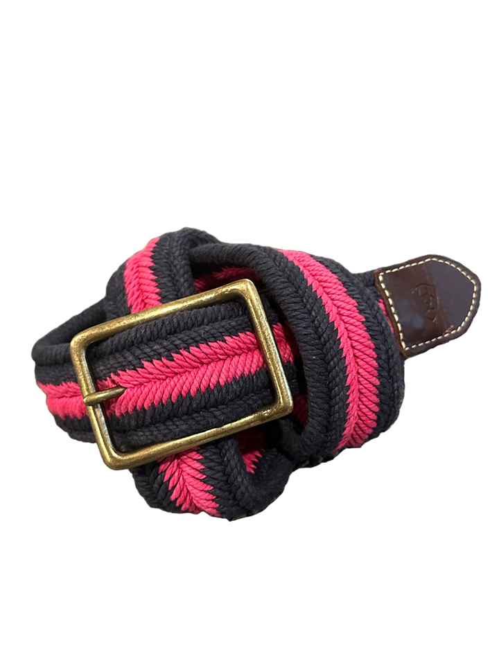 PRE-LOVED ARIAT ENGLISH THREE RAIL WOVEN BELT