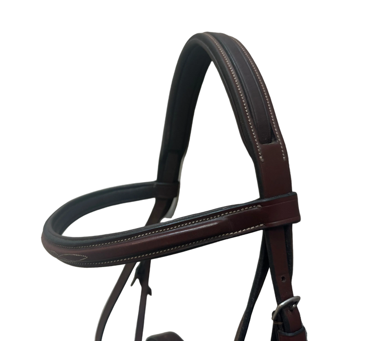 PRE-LOVED HUNTLEY EQUESTRIAN RAISED FANCY STITCH BRIDLE