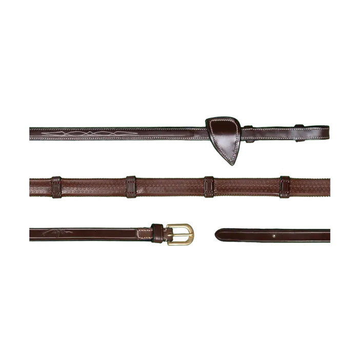 DYON 1/2' RUBBER REINS WITH LOOPS