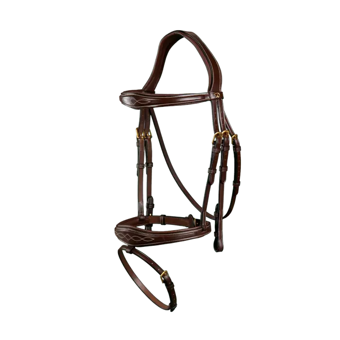 DY'ON ANATOMIC FLASH NOSEBAND BRIDLE